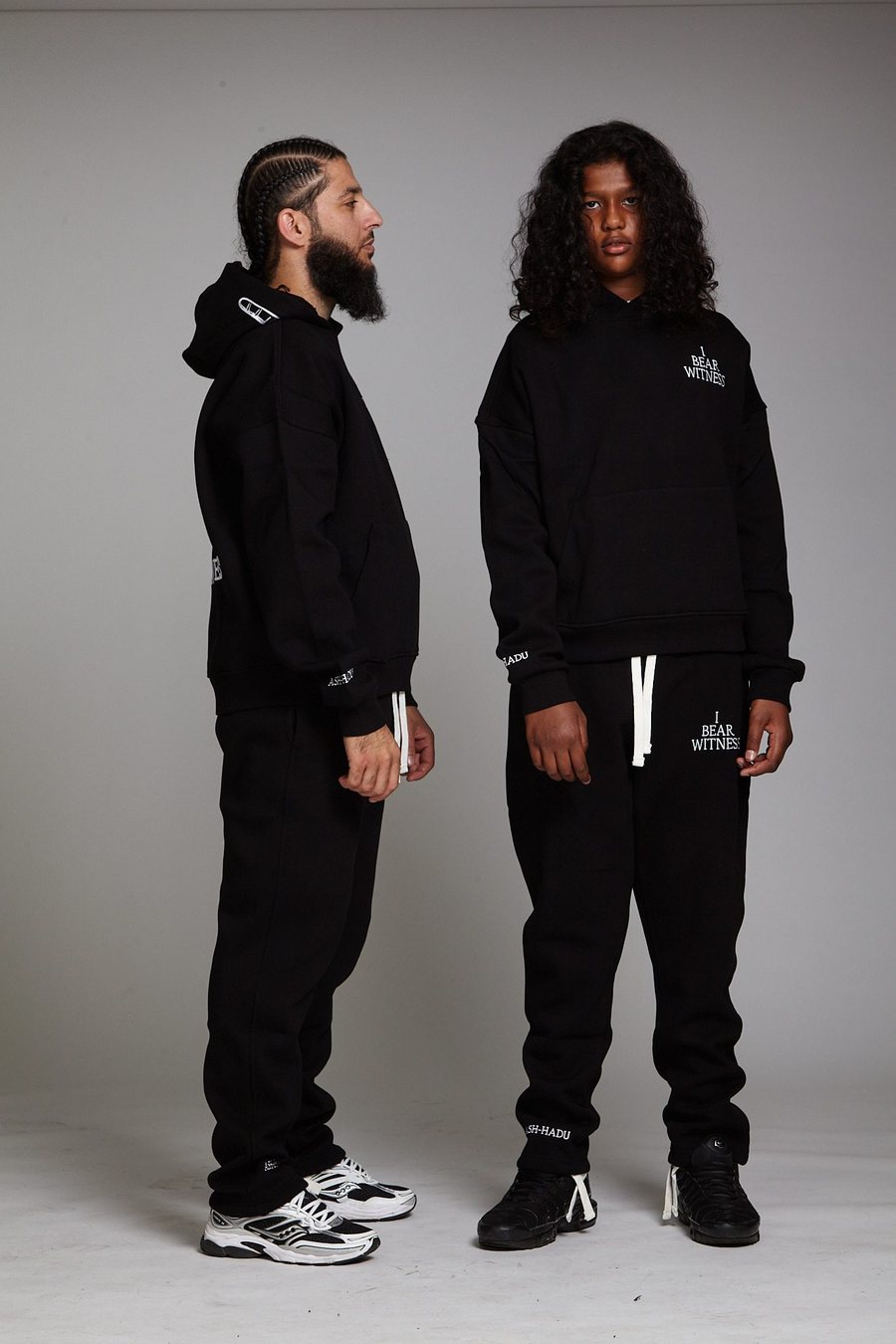 Ash-Hadu Black set, worn