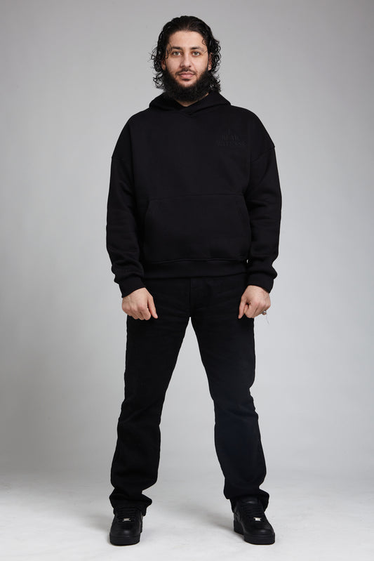 “I Bear Witness Hoodie” Oversized Triple Black Hoodie
